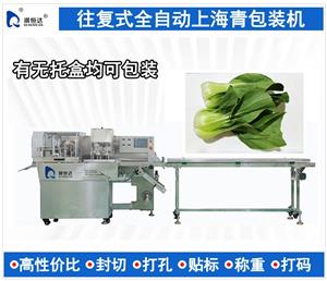 往復(fù)式上海青包裝機(jī) 新鮮蔬菜葉菜枕式包裝機(jī) 葉菜保鮮包裝機(jī) 綠色有機(jī)蔬菜包裝機(jī)