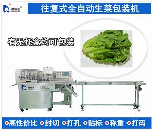 往復式生菜包裝機 蔬菜包裝機 蔬菜打包機 蔬菜自動化包裝設備