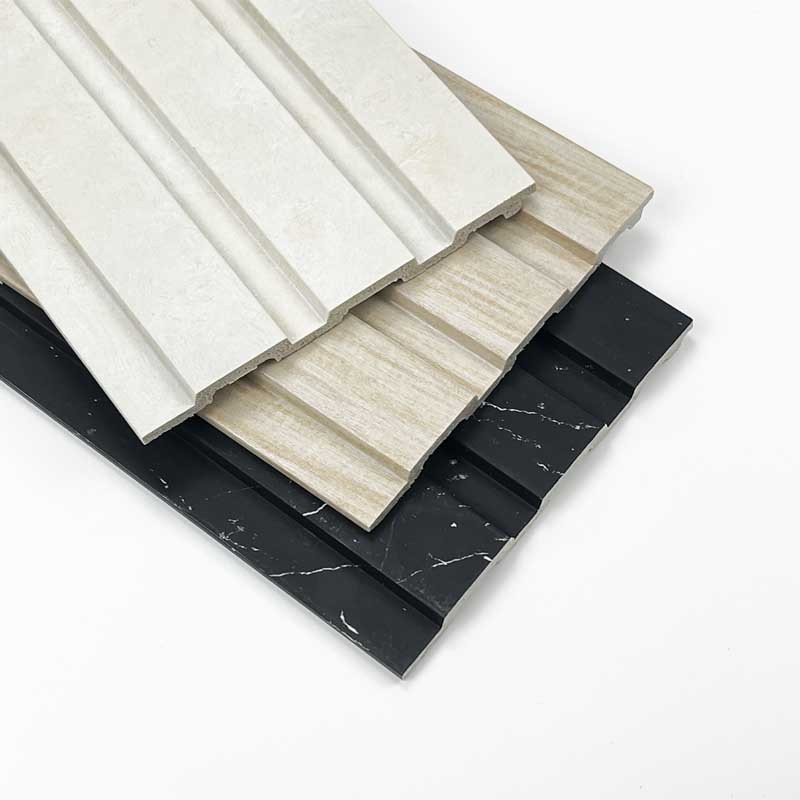 Paneles de pared PS de poliestireno estriado únicos y duraderos