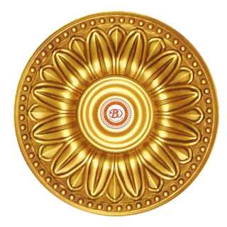 Golden Radiance PS-Deckenmedaillon