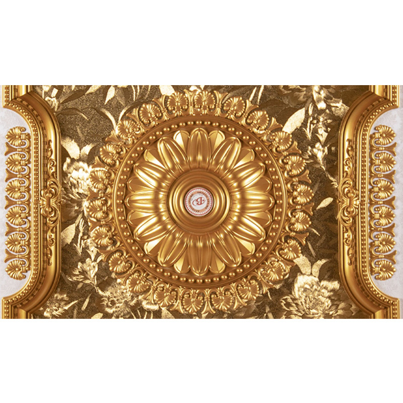 Златен ренесансов PS художествен медальон за таван