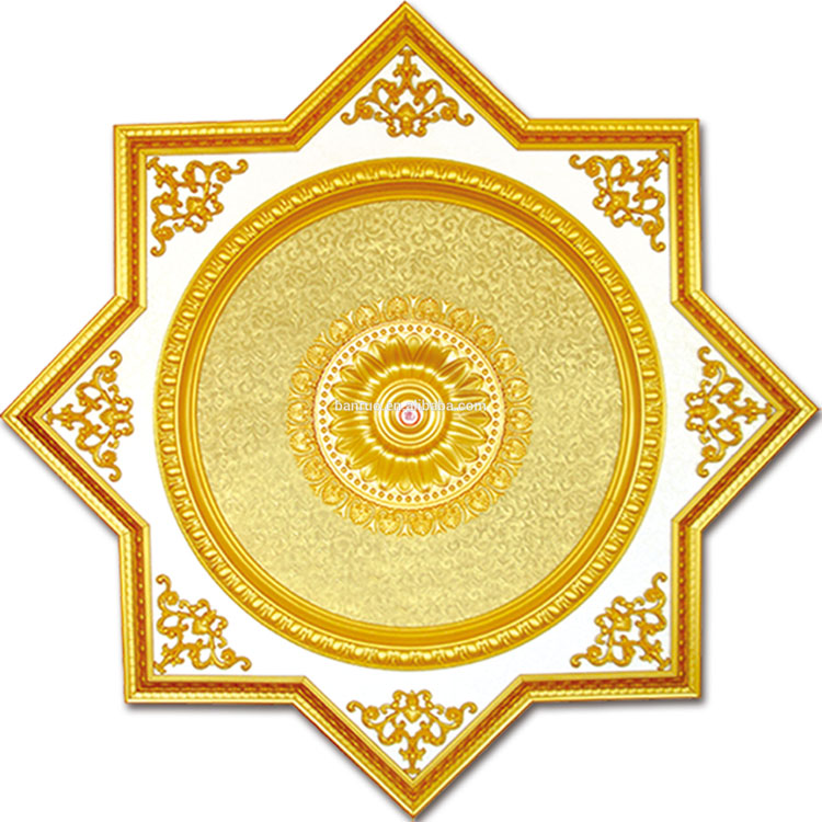 Golden Elegance PS Ceiling Medallion