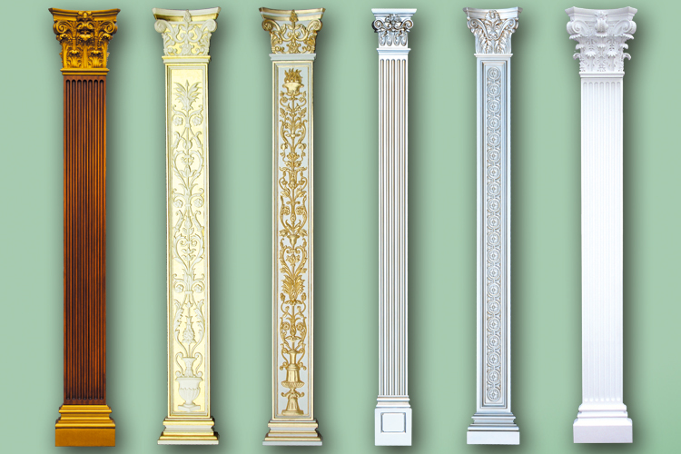 Fluted Fiberglass Roman Column