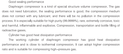 Diaphragm compressor