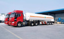 Camion de livraison d'azote liquide