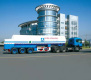 Camion de livraison d'azote liquide