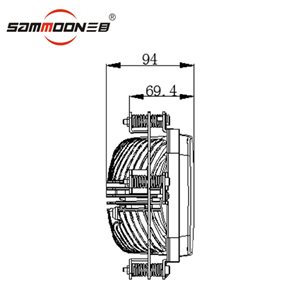 ECE 7 Inch LED Truck combination Light working light