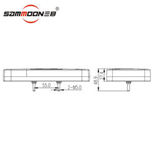 Flush Mount Led Tail Lights With Reversing Stop function indicator