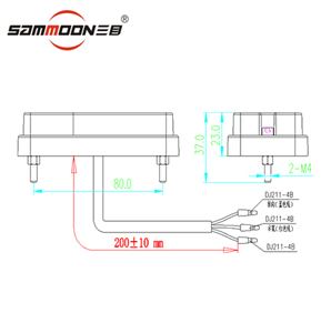 ECE Led Stop Turn Tail Reverse Lights