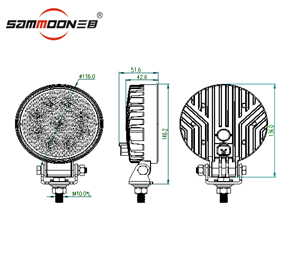 ECE 4Inch LED Digger Working Light