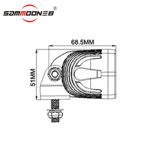 ECE 6 Inch LED Work Light Bar White Color Frame
