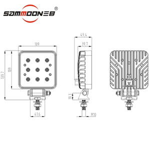 5Inch Heavy duty truck LED working light engined design
