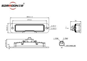 6 Inch new model LED Headlight embedded type easy install