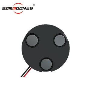 ECE magnetic rotating flash light combined sound and lighting functions