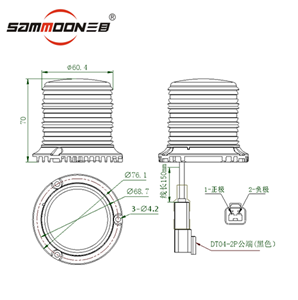 DOT Magnetic Warning Lights Waterproof IP67