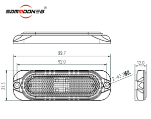 3 inch LED Signal Sided Light