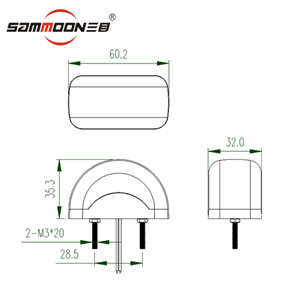 Turn Brake Amber Color Indicator Side Light