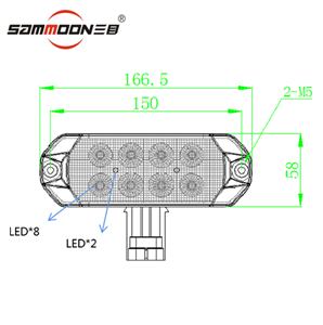 2.5 Inch LED Side Marker Lamp