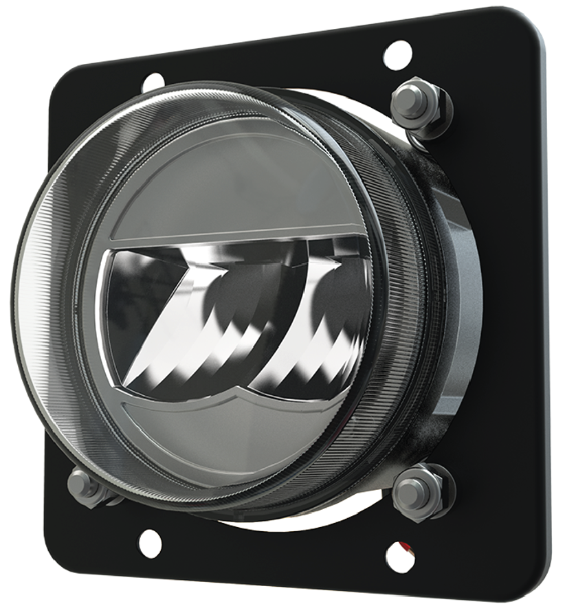 Agricultural tractor high beam