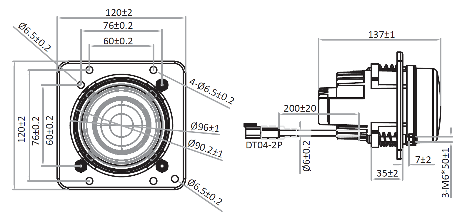 harvester low beam