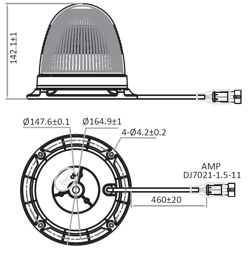 LED BEACON WARNING LIGHT