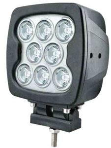 Mining excavator square work light