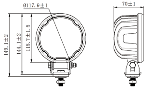 High Power LED Work Light