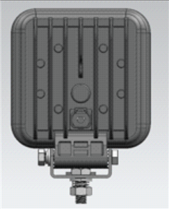 Square LED Work Light (Flush mount connector)