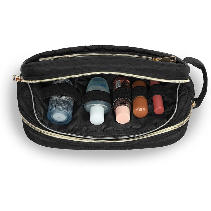 Mini bolso cosmético de la belleza de la bolsa cosmética de la cremallera de nylon del diseñador