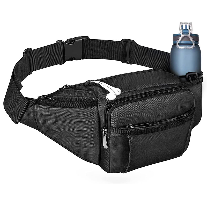 Large Lumbar Pack Sports Hiking Travel Waist Pouch Bag