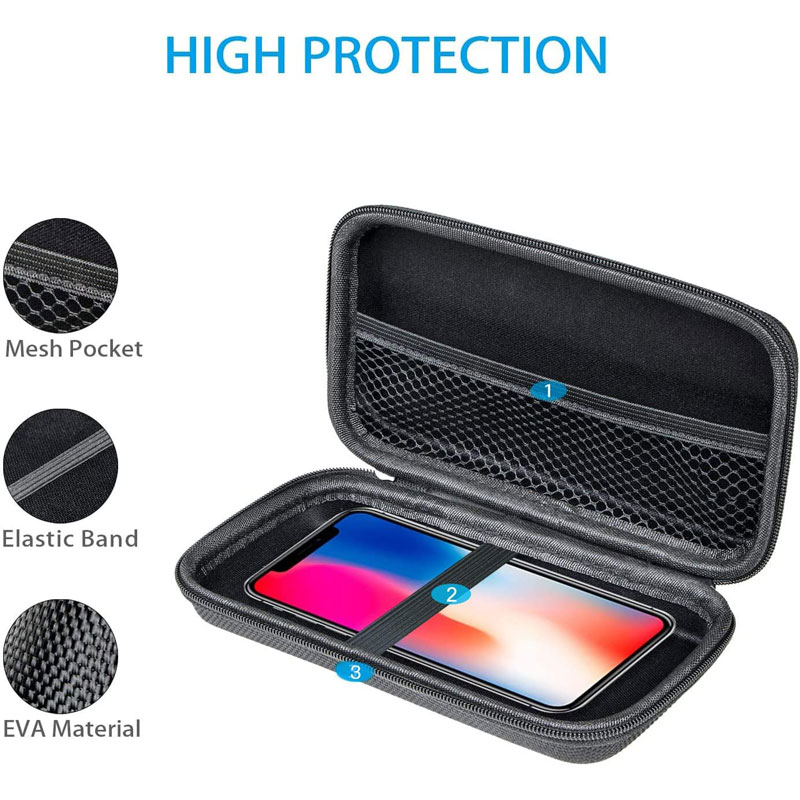 Molded Eva Case Hard Travel Electronic Organizer Bag