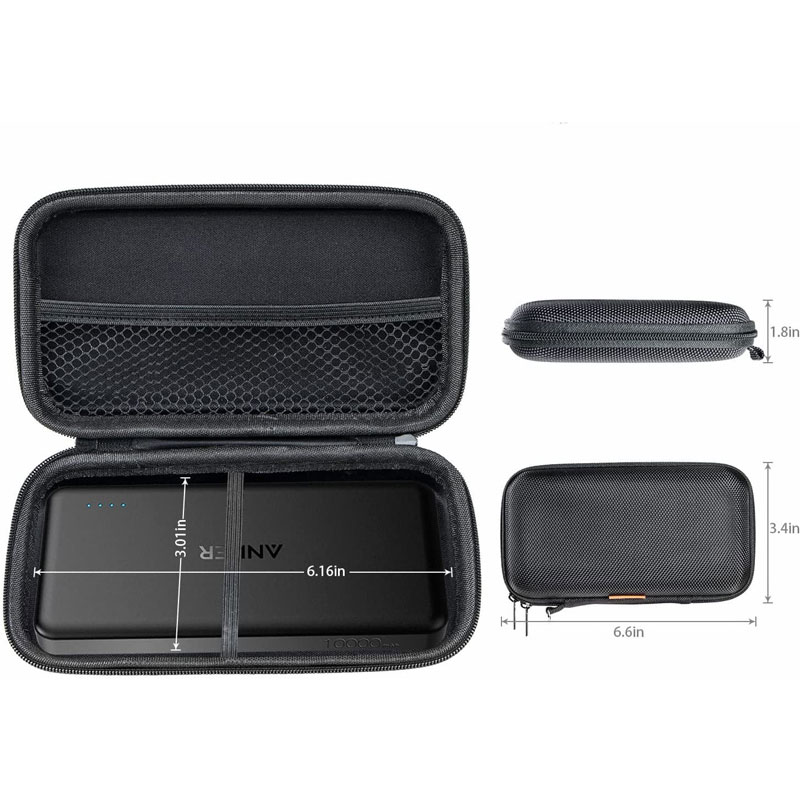 Formstøbt Eva Case Hard Travel Electronic Organizer Taske