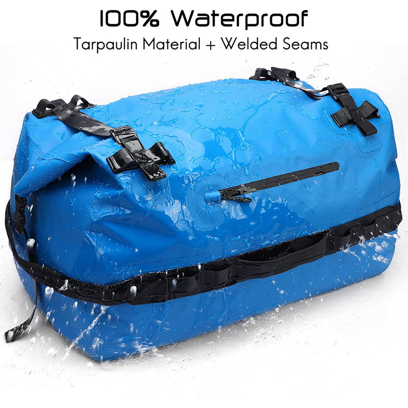 Lightweight 50L Waterproof Dry Bag For Kayaking Hiking
