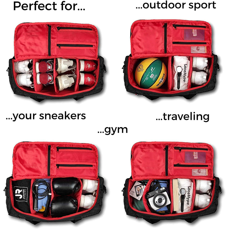 Ekstra store Sports Sneaker Reise Duffel Bags