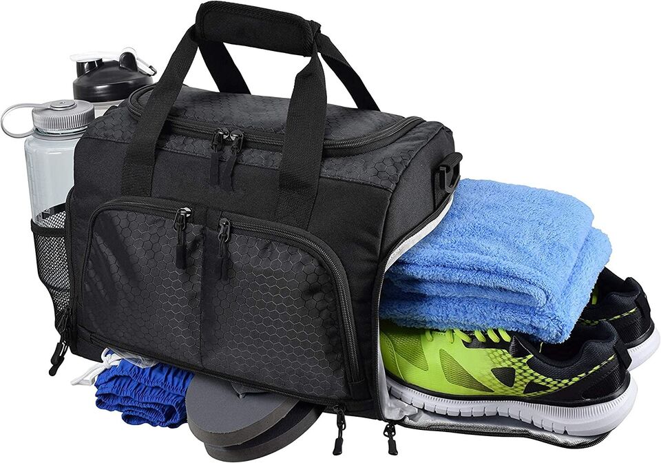 organized gym bag