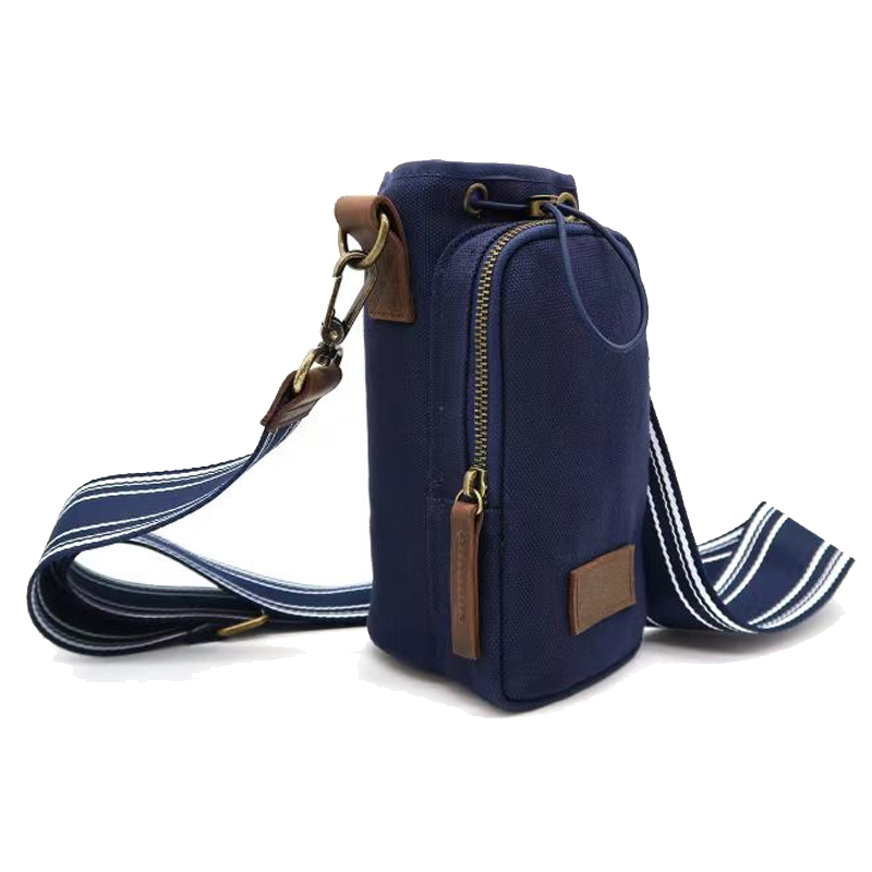 Borsa per bottiglia d'acqua personalizzata con tracolla