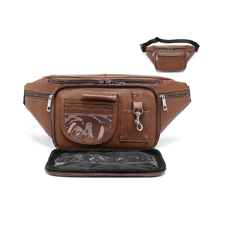 personalizzazione del marsupio in vera pelle