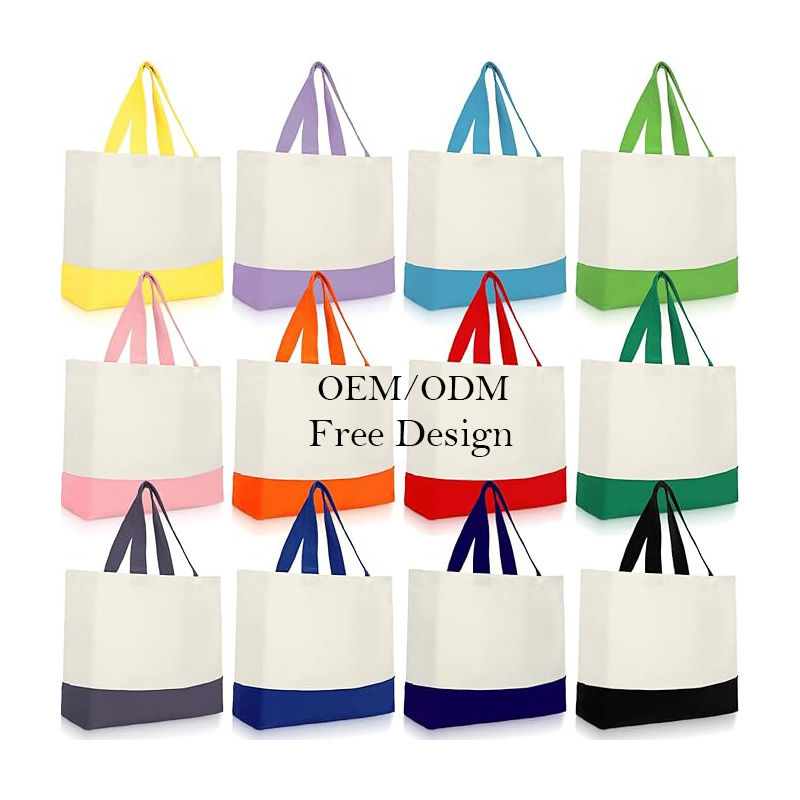 Duurzame, herbruikbare boodschappentassen in bulk, groothandel - Canvas draagtassen voor retailers