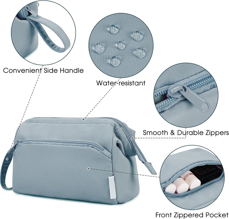 Custom toiletry bags with logo for corporate gifts