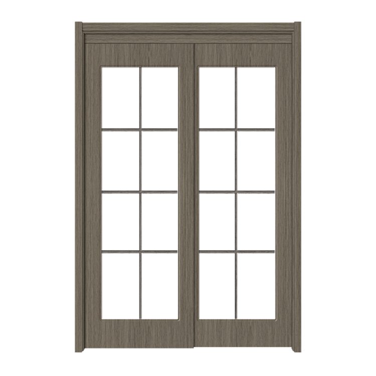 New interior room water proof door design modern double wooden plastic composite doors waterproof interior