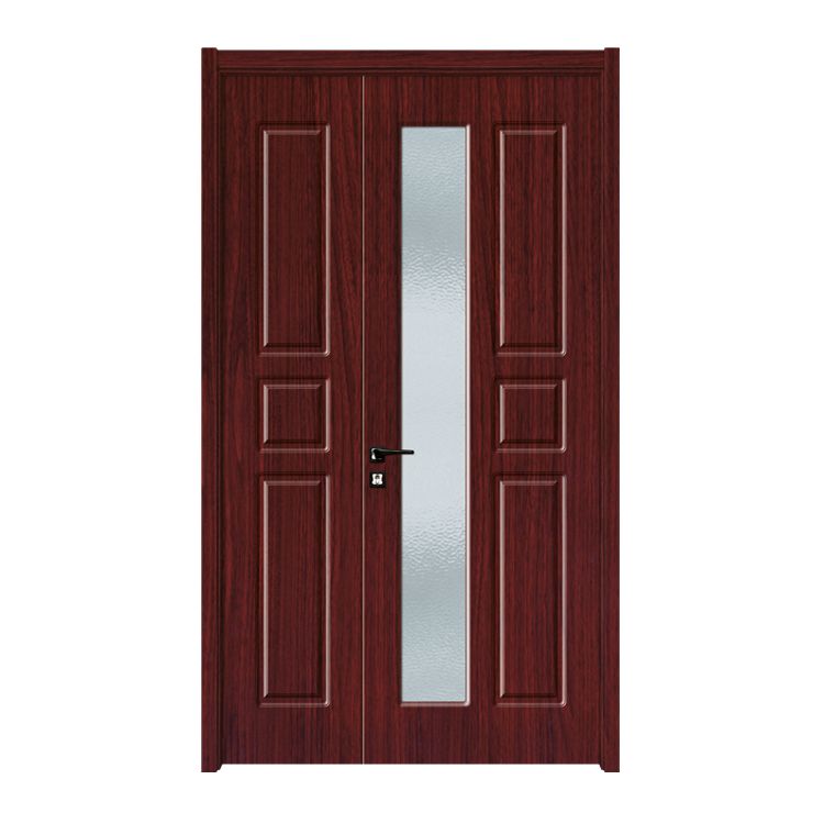 New interior room water proof door design modern double wooden plastic composite doors waterproof interior