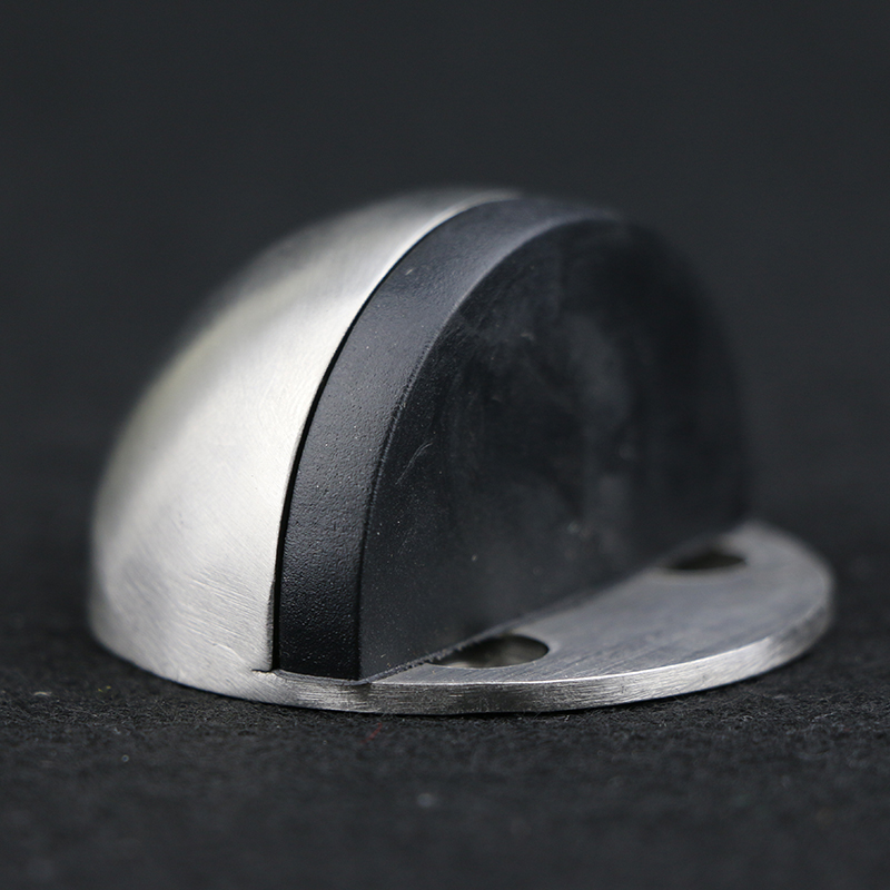 Stainless Steel Rubber Hemisphere Door Stoppers For Metal Door Accessories