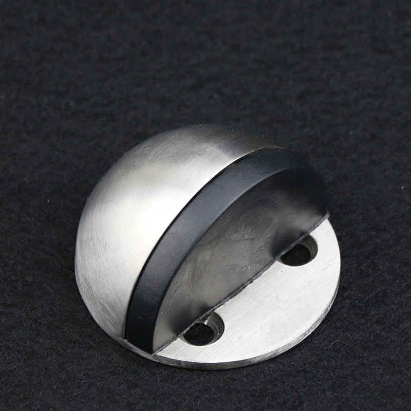 Stainless Steel Rubber Hemisphere Door Stoppers For Metal Door Accessories