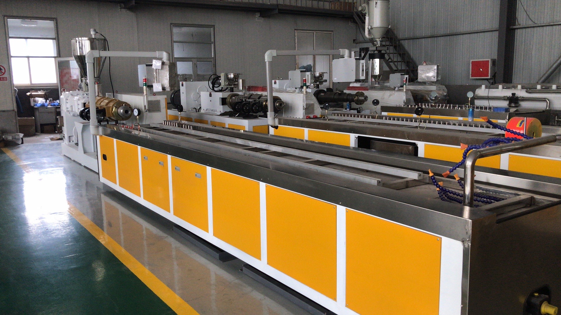 PVC window & door profile extrusion line