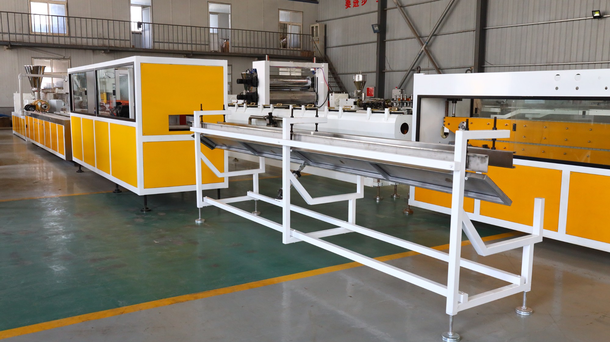 PVC window & door profile extrusion line