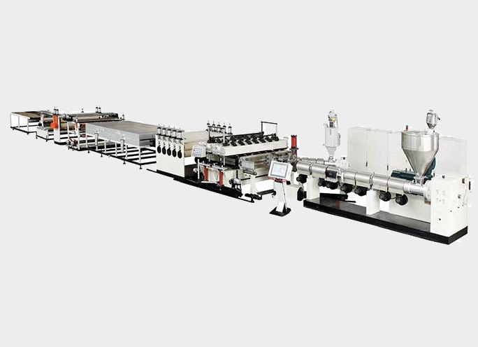 PC,PP,PE Plastic Hollow Plate/Board Extrusion Line