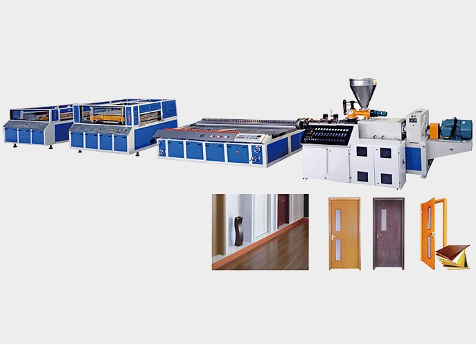 PVC/WPC door panel extrusion line