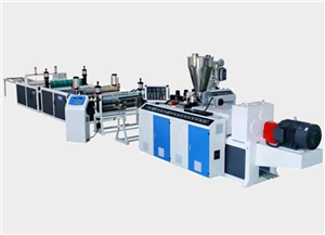 PVC corrugated wave roof sheet extrusion line: