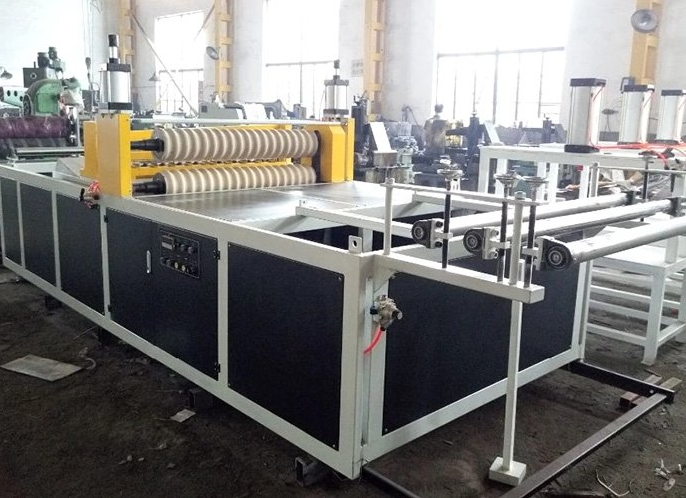 PVC corrugated wave roof sheet extrusion line: