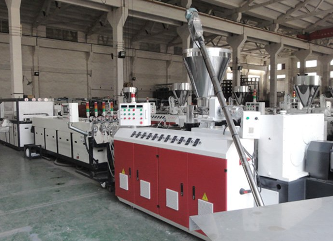 pvc four pipe extrusion line